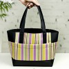 Fashion Stripe Insulation Lunch BagMummy bag Oxford Cloth Outdoor Storage Bag Diaper Bag