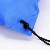 2Pcs Sports/Casual/Outdoor/Travel Shoe Storage Bag Drawstring BackPack Book Bag Rope bag Shoulder Straps(Blue+Black)