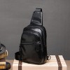 Men-Formal / Sports / Casual / Outdoor / Office & Career / Shopping-PU-Cross Body Bag-Black