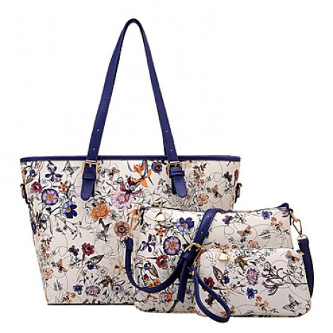 Women PU Casual / Office & Career / Shopping Tote / Bag Sets