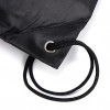 2Pcs Sports/Casual/Outdoor/Travel Shoe Storage Bag Drawstring BackPack Book Bag Rope bag Shoulder Straps(Blue+Black)