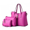 Women's Fashion Casual Vintage Solid PU Leather Messenger Shoulder Bag/Totes