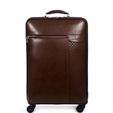 Unisex Cowhide Outdoor Luggage