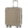 Unisex-Outdoor-PVC-Luggage-Silver / Leopard