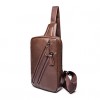 Men-Formal / Sports / Casual / Outdoor / Office & Career / Shopping-Poly urethane-Cross Body Bag-Brown