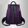 Women Nylon Bucket Backpack / School Bag / Travel Bag - Purple / Blue / Red / Black