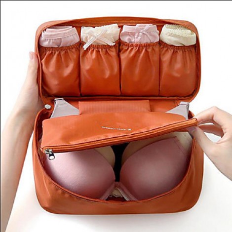 Women Underwear Bags Zipper Cosmetic Bag Secret Pounch