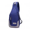 Unisex Nylon Sports / Casual / Shopping Shoulder Bag / Satchel / Cross Body Bag / Waist Bag-Purple / Blue /