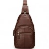 Men Cowhide Messenger Shoulder Bag / Mobile Phone Bag / Travel Bag