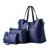 Women's Fashion Casual Vintage Solid PU Leather Messenger Shoulder Bag/Totes