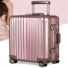 Unisex-Outdoor-PVC-Luggage-Rose Gold/ Silver