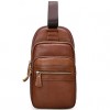 Men Cowhide Messenger Shoulder Bag / Mobile Phone Bag / Travel Bag